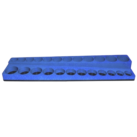 MECHANICS TIME SAVER 3/8 in. 24-Hole MagnaCaddy, Blue SD3810
